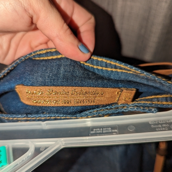 Denim Mini Skirt Size US 2 - Picture 3 of 4